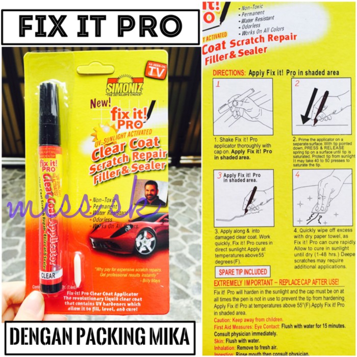 

FIX IT PRO ( Penghilang Baret / Noda ) Spidol Ajaib