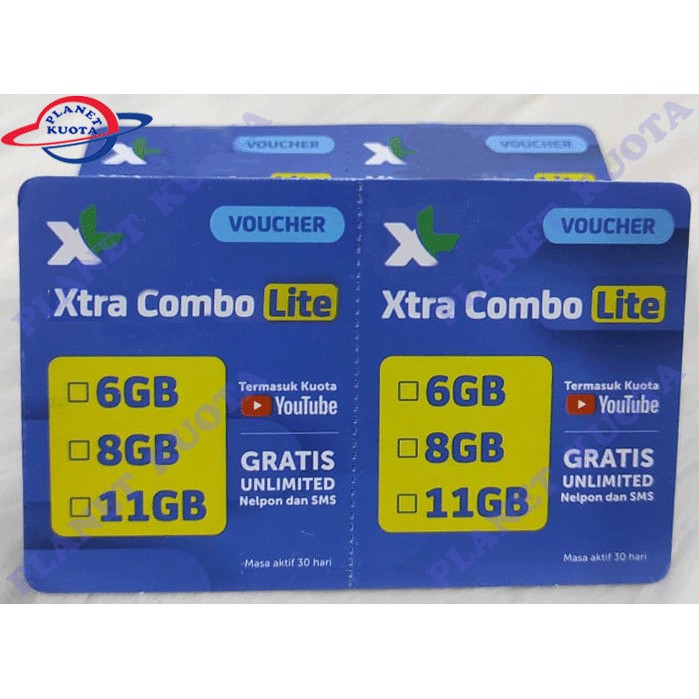 Voucher Data XL Combo Lite 2+ (13GB)