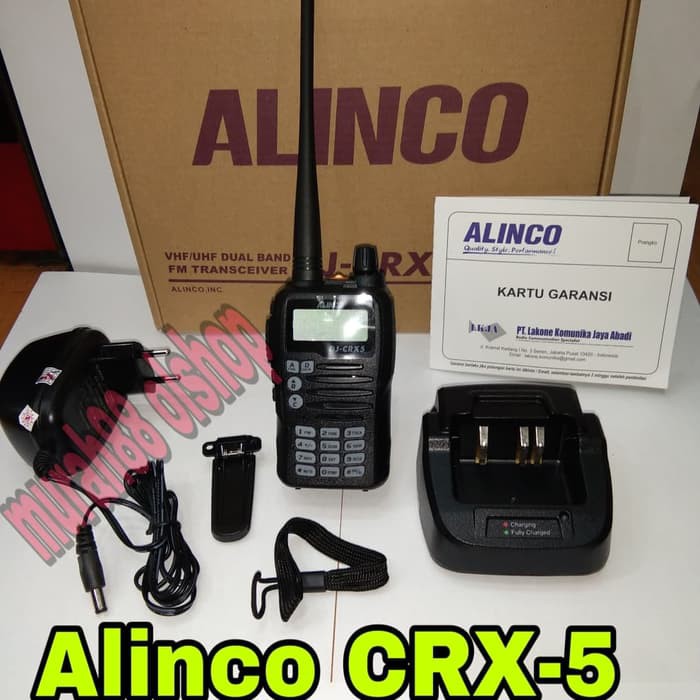 ALINCO CRX-5 HT ALINCO DJ CRX 5 DUALBAND GARANSI RESMI