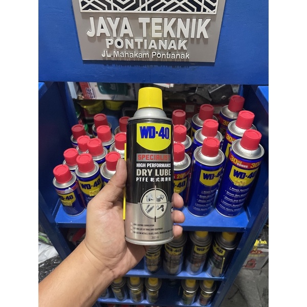 WD-40 Specialist Dry Lube 360ml - Pelumas Kering PTFE Bening atau Tanpa Noda