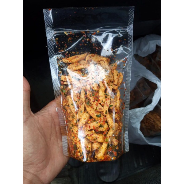

Basreng pedas cikur daun jeruk isi 250gr