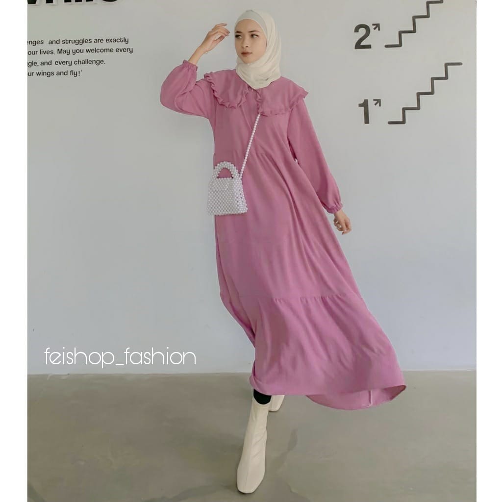 MARITA MIDI DRESS / MASITA MIDI DRESS / DRESS WANITA KEKINIAN