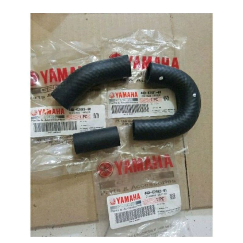 pipa selang radiator xeon rc, xeon gt 125, xeon karbu original yamaha