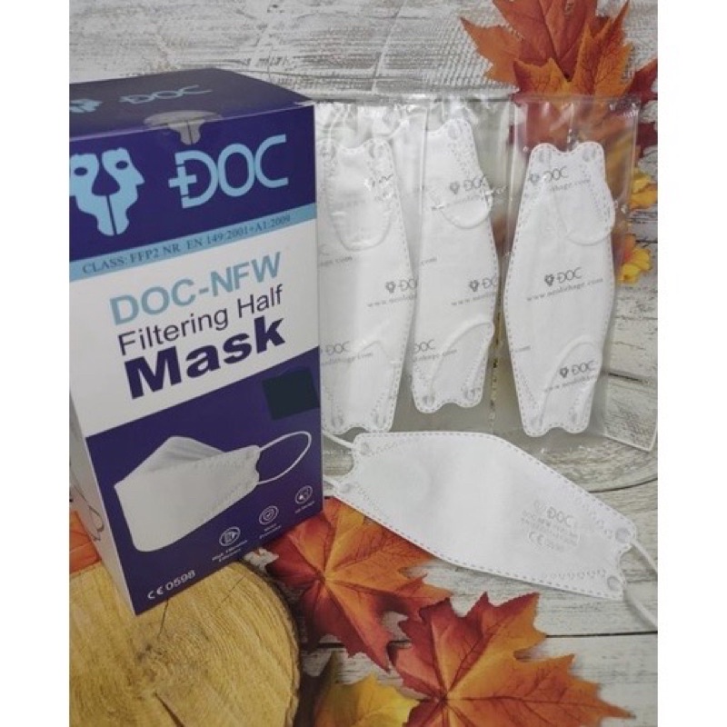 MASKER KF94 DOC-NFW FILTERING HALF MASK 4PLY 3D EARLOOP PREMIUM