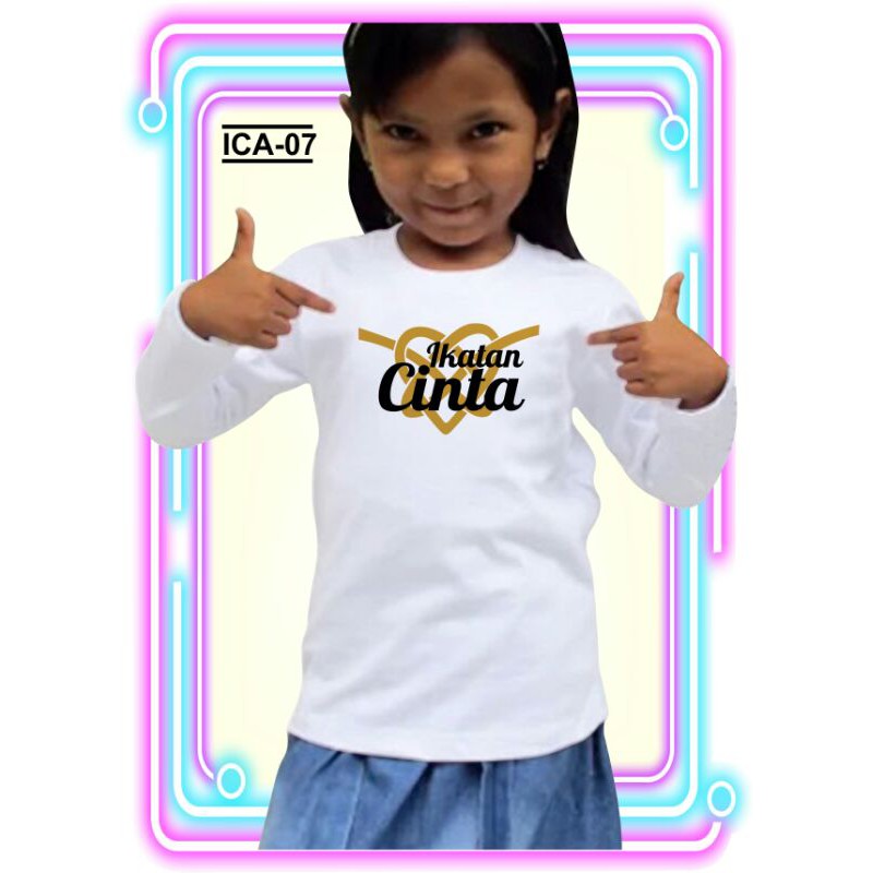Kaos Ikatan Cinta Anak Lengan panjang ICA-07