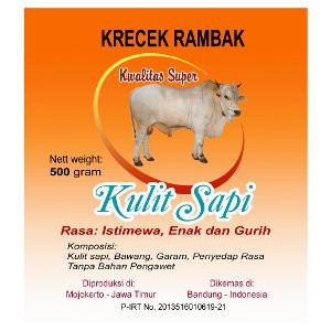 

Silakan Order Kerupuk Rambak Kerupuk Kulit Sapi Mentah 500gram bentuk Stick Murah