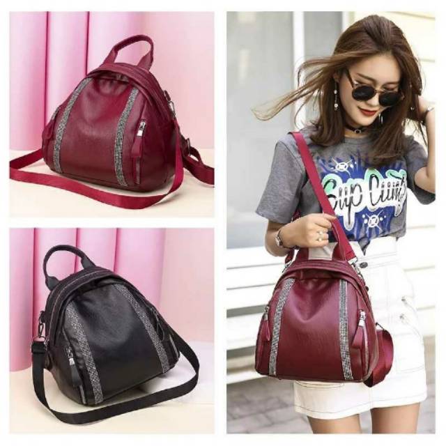 PU LEATHER BACKPACK