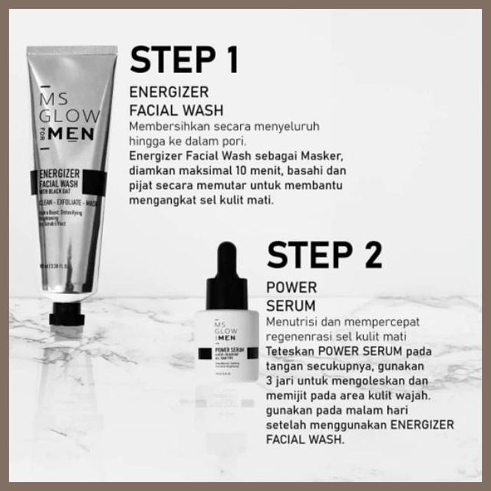 Paket Complete MS GLOW MEN 4 IN 1-5