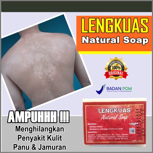 BPOM Sabun lengkuas penghilang panu original 100% obat jamur panu kulit paling ampuh