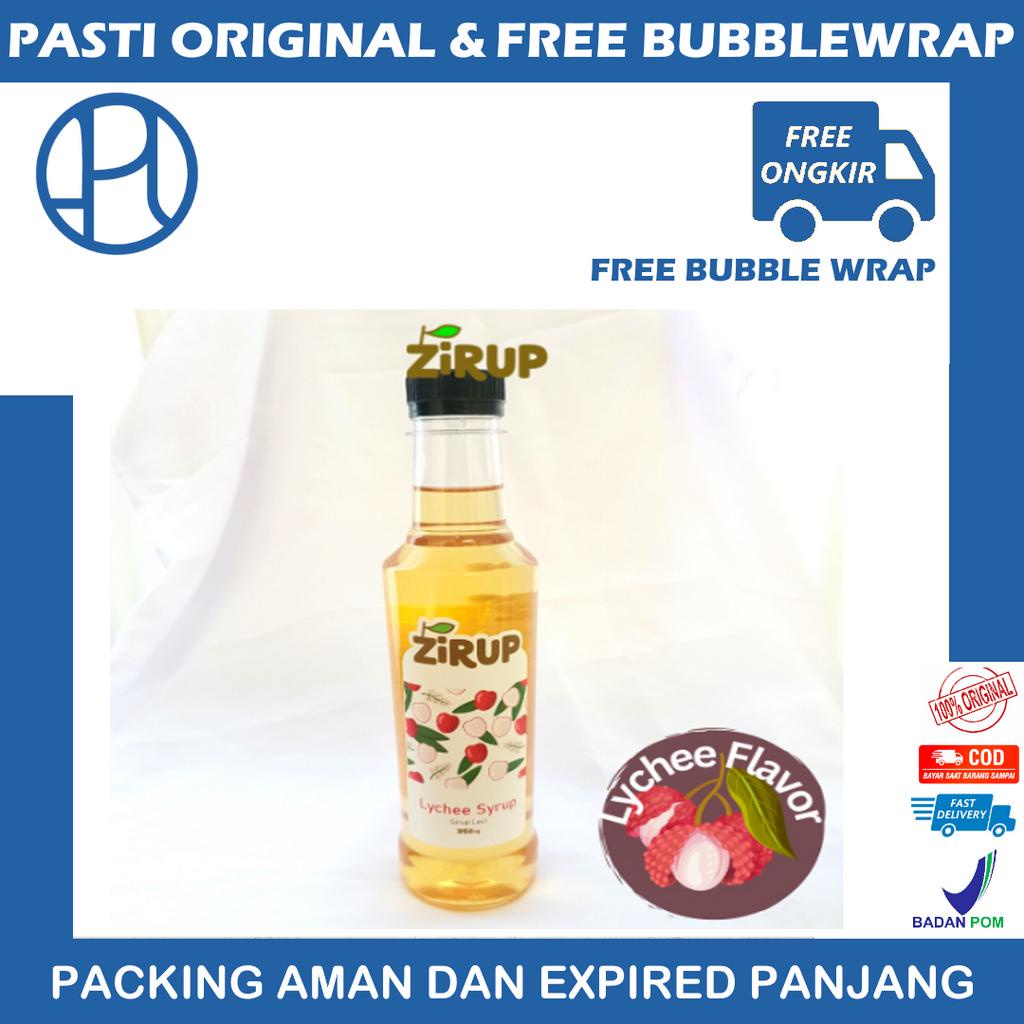 ZIRUP Minuman Sirup Rasa LECI LYCHEE FLAVOR 350ML