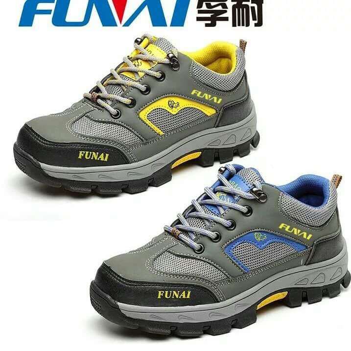  Sepatu  safety  import Funai list kuning Shopee  Indonesia