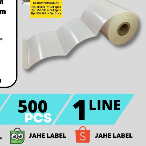 

➢ LABEL STICKER BARE 100x75 mm SEMICOATED , STIKER LABEL 100x75 mm ➫
