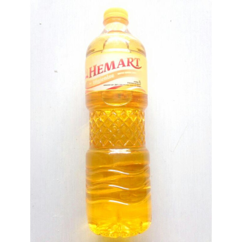 

hemart minyak goreng 1 liter botol