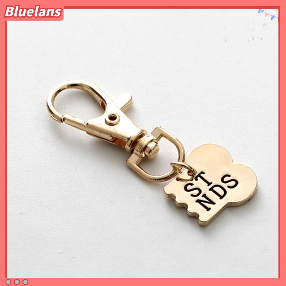 2pcs / Set Kalung Dan Gantungan Kunci Bentuk Tulang Anjing Untuk Wanita