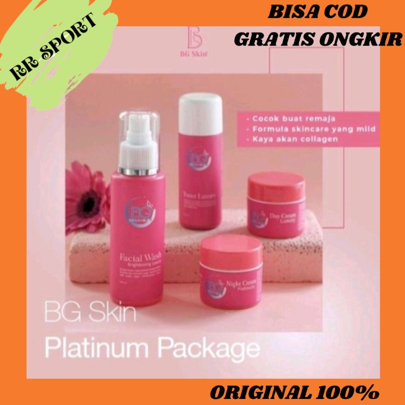 BG Skin Paket Platinum / Paket Platinum BG Skin Di Formulasikan Untuk Remaja / BG Skincare / Paket P