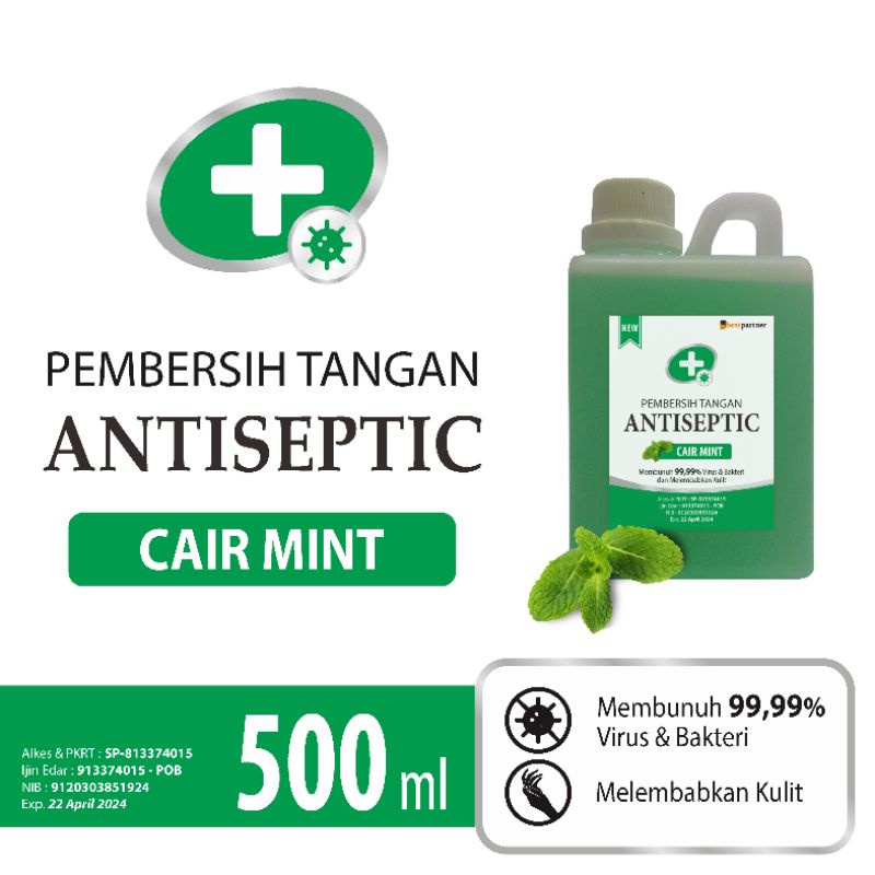 Handsanitizer antiseptic cair jerigen 500 ml aneka aroma