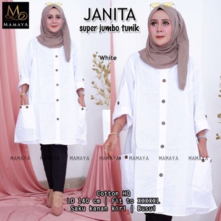  tunik  jumbo  tunik  super  jumbo  baju  putih jumbo  baju  