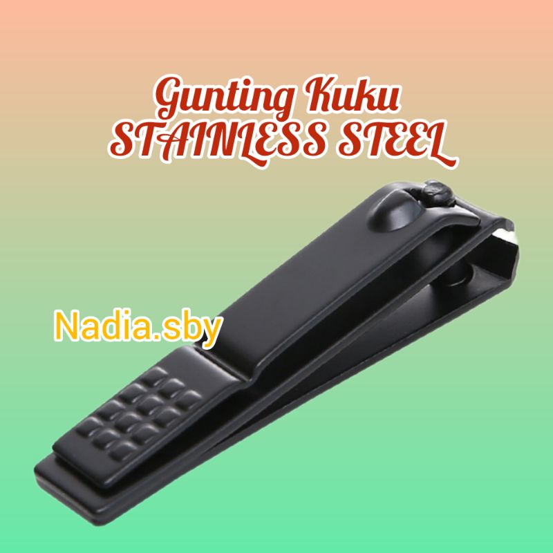 GUNTING KUKU STANILESS STELL HITAM