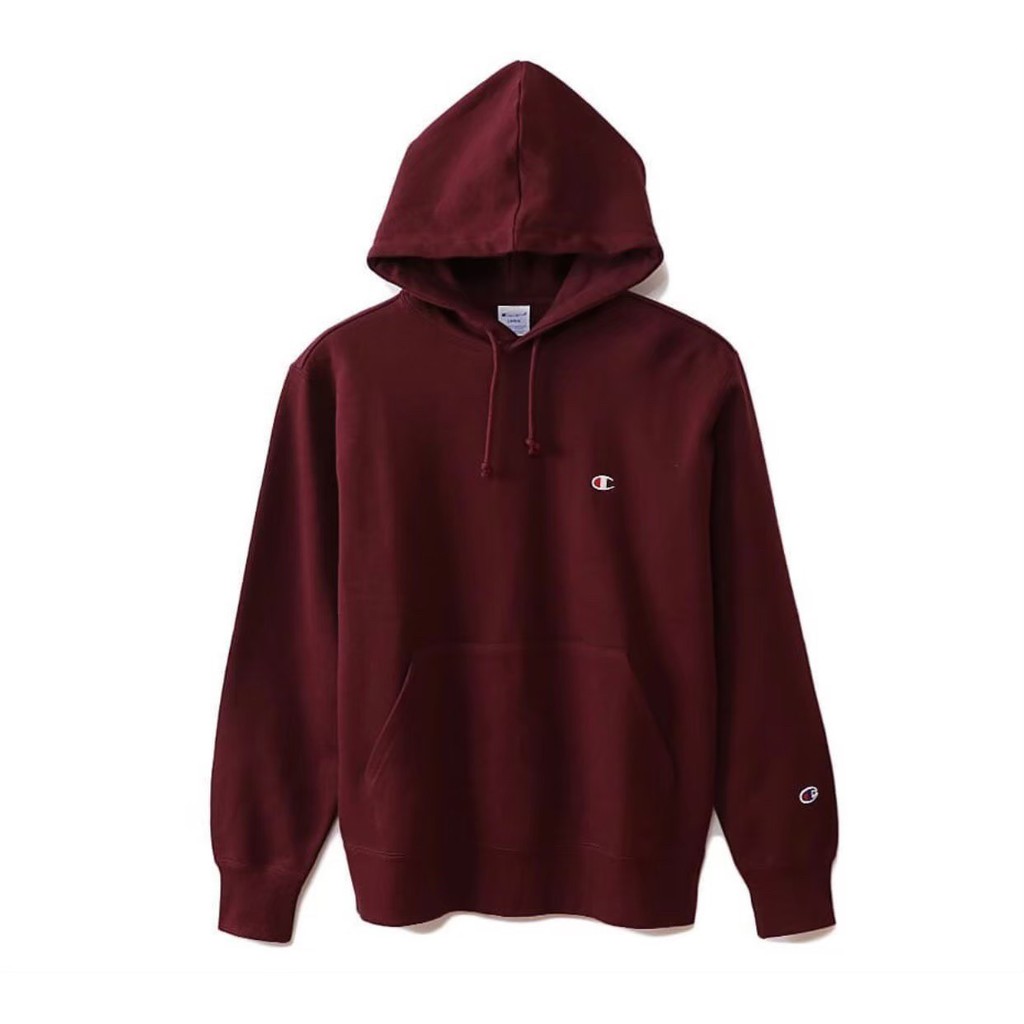 HOODIE CHAMPION SCRIPT MAROON ORIGINAL