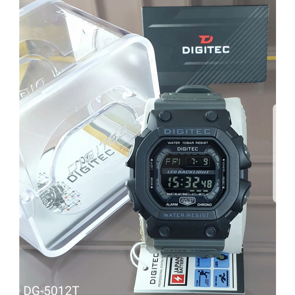 JAM TANGAN COWOK DG-5012T/  JAM TANGAN DIGITEC DIGITAL TYPE DG-5012T/ JAM TANGAN COWOK SPORT/ DIGITEC ORI TYPE DG-5012T