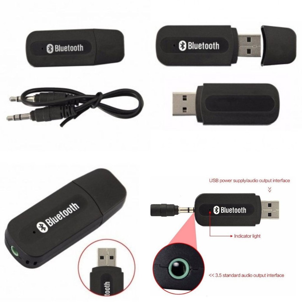 Wireless Bluetooth USB Receiver Mobil Car Home Speaker OMSK7WBK 111141