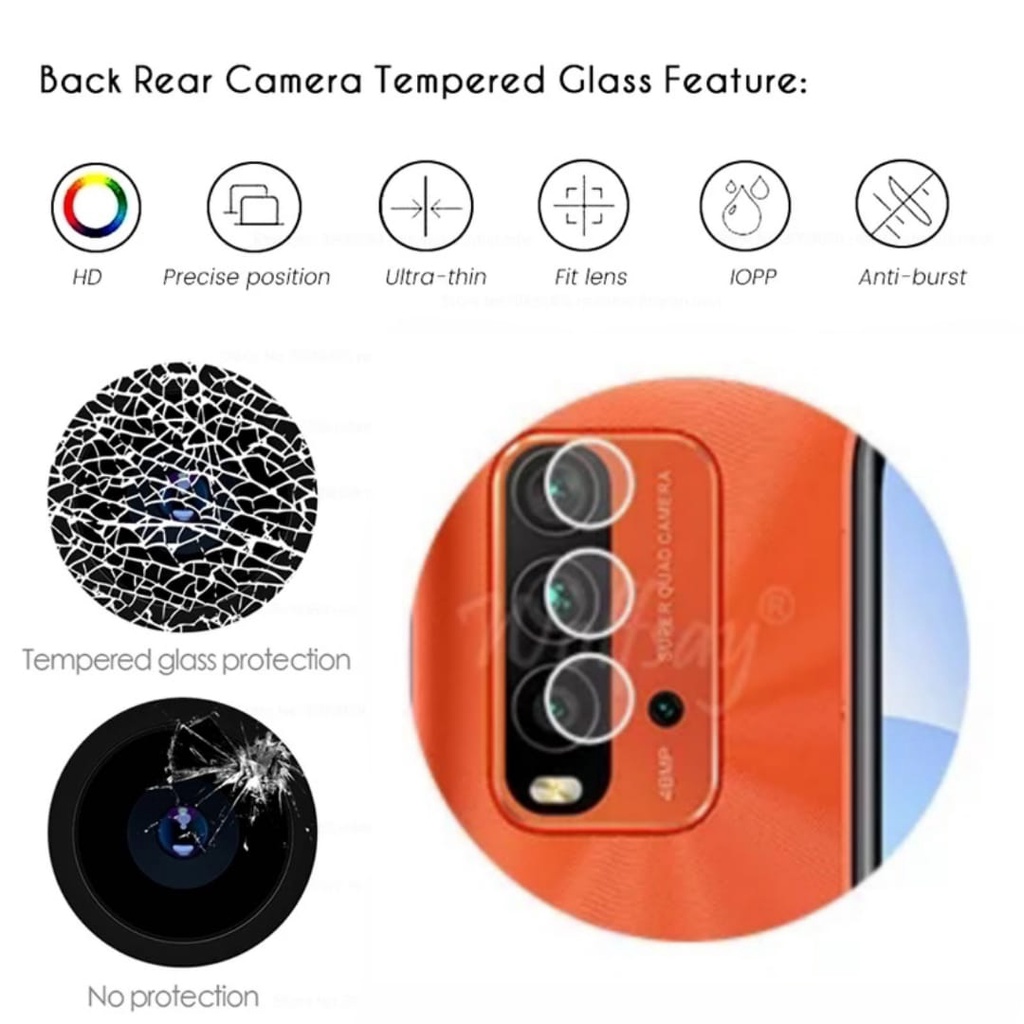 PROMO 3in1 XIAOMI Redmi 9T / 9T NFC Tempered Glass Free Anti Gores CAMERA &amp; GARSKIN Carbon