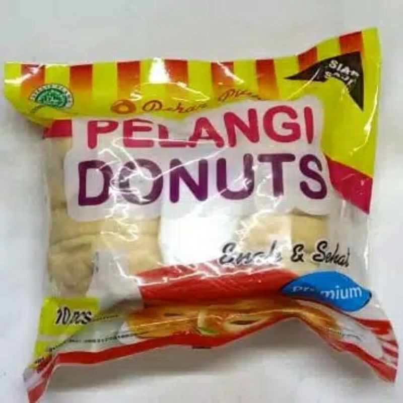 

POTATO DONUT PELANGI DONUTS 1 Pack isi 10pcs