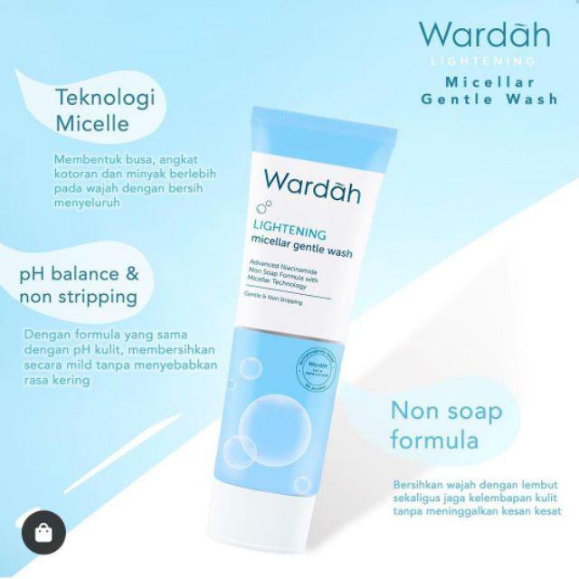 Wardah lightening micellar gentle wash 50ml