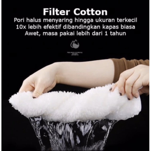 Filter Magic Carpet Media Filter Saringan Air Aquarium Kolam 30X40 cm