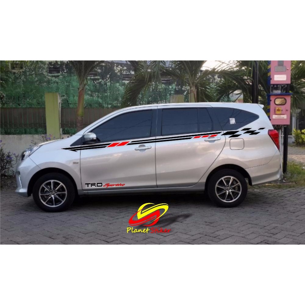 STICKER CUTTING STIKER MOBIL TOYOTA CALYA DAIHATSU SIGRA SIMPLE MANTAB PLUS BONUS