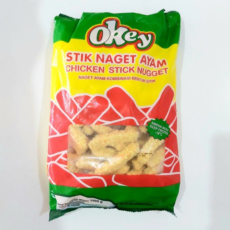 

Okey Nugget Ayam Stick 1kg