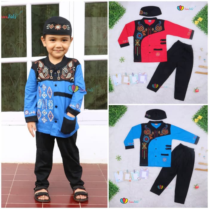 Koko Anak Joger/Koko Anak Keren/Koko Anak Murah Anv Lw321 Promo FT457 Baju Uk 1-8 Tahun / Pakaian M