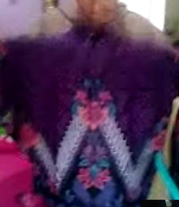 Batik Couple Keluarga Sania Ruffle Ori Ndoro Jowi Dnt Motif Pagar Ungu