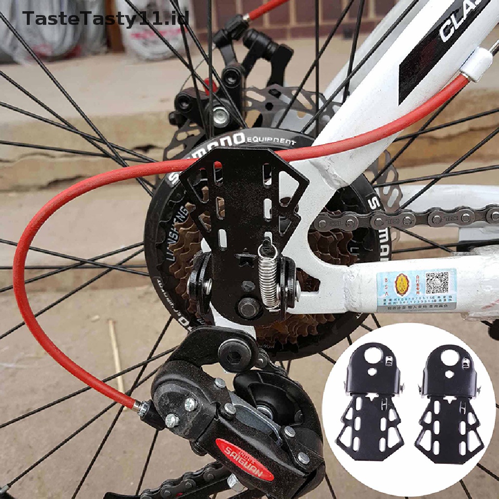 Tastetasty 1 Pasang Plat Sandaran Kaki Belakang Sepeda Untuk Outdoor
