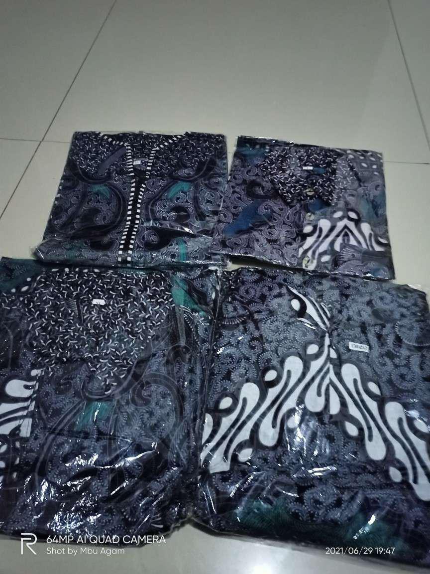 Batik Couple Keluarga Sania Ruffle Ori Ndoro Jowi Dnt Motif Dimensi