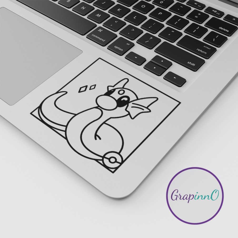 Decal Sticker Dartini Dragonite Pokemon Anime Stiker Laptop