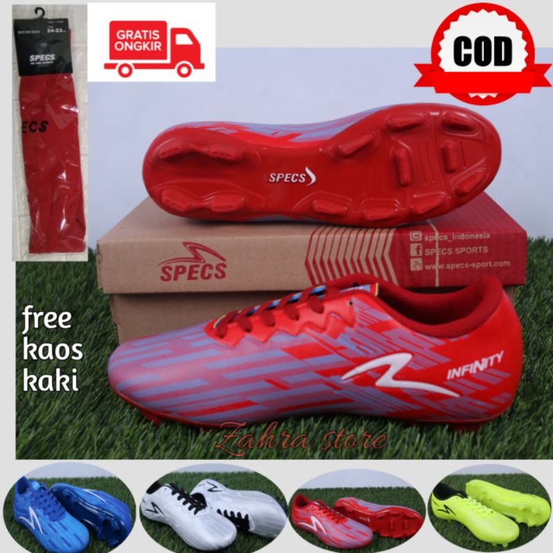 SEPATU BOLA SPECS Infinity lightspeed pro g(gratis kaos kaki)