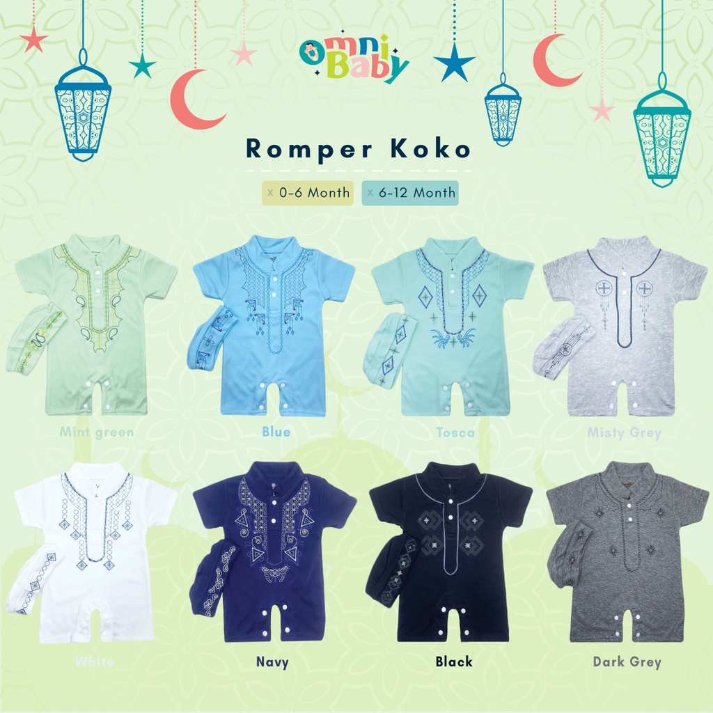 OMNIBABY Romper Koko Bayi / Baju Koko Bayi SNI!