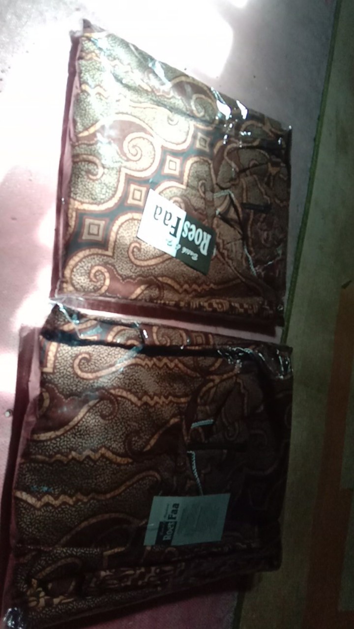 Gamis Batik Dwi Genes Katun Wanita Muslim Seragam Cewek Premium Modern Exclusive Kombinasi Kombi