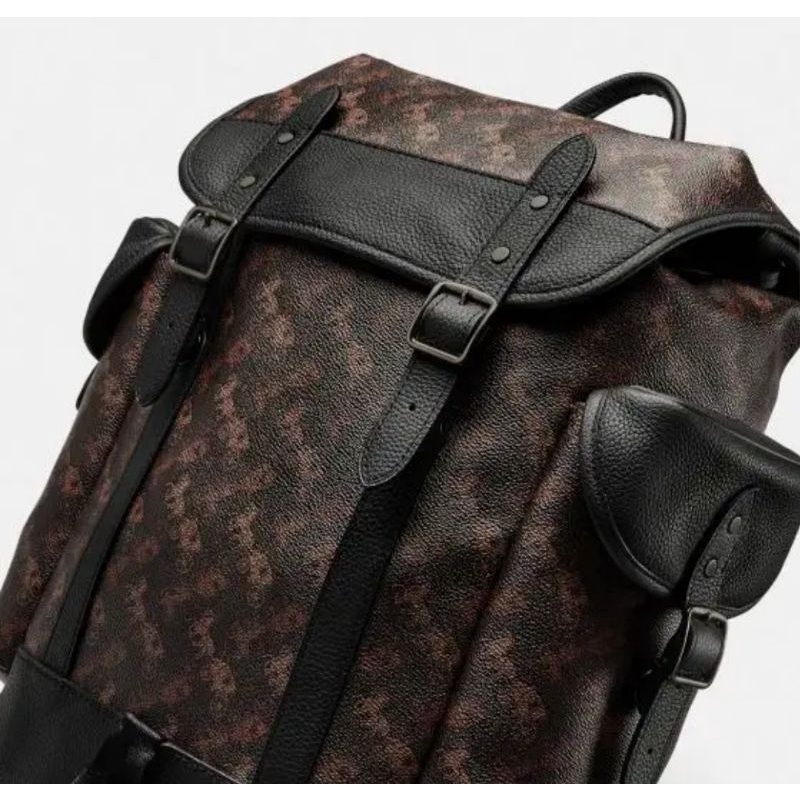 Coach Hitch Backpack With Horse and Carriage Print