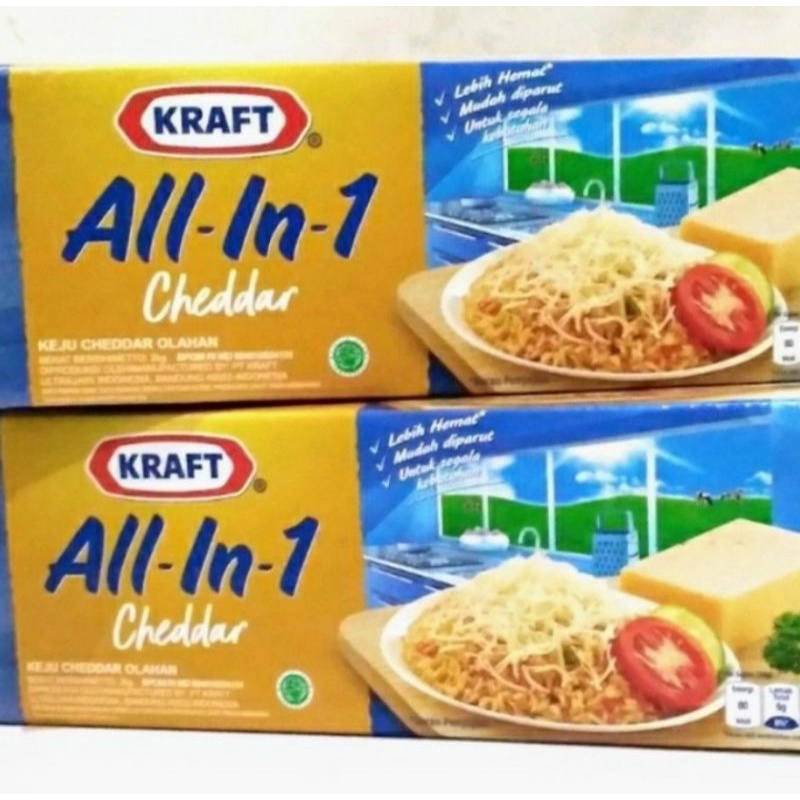 

all in one kraft Cheddar cheese keju cedar 250gr repack