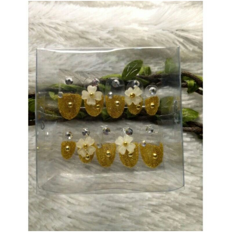kuku palsu pengantin/nail art wedding/kupal Wedding