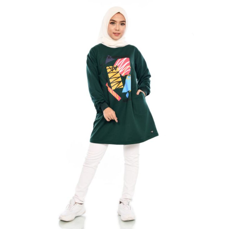 X-Urband Sweater Wanita Qila / Sweater Tunik Wanita A124