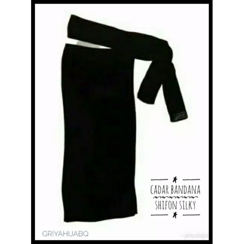 Cadar Bandana Sifon Arab Silky Lembut dan Halus
