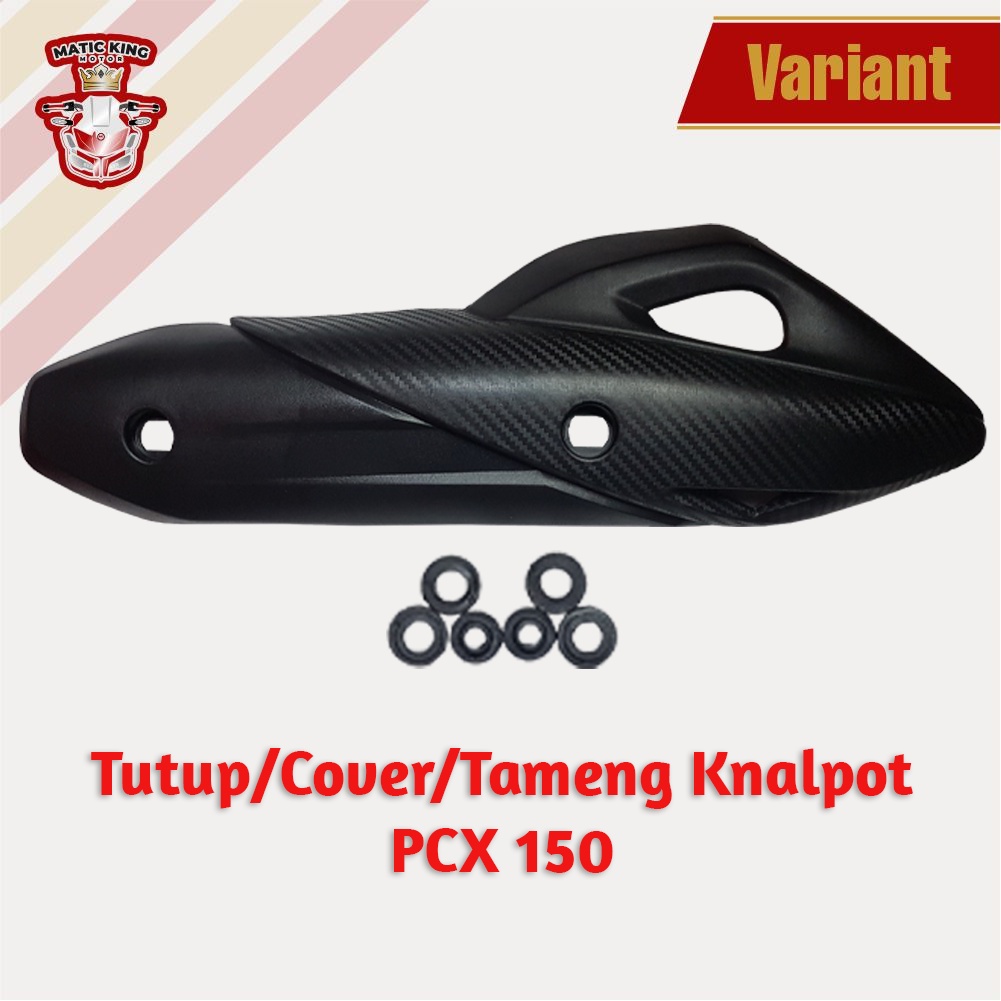 Tameng tutup cover knalpot vario pcx adv 110 125 150  155  160 karbu fi esp led new