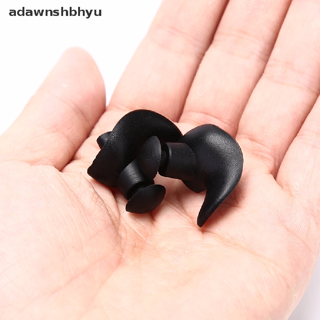 Adawnshbhyu 5pasang Ear Plug Busa Anti Bising Silcone Lembut Untuk Renang Tidur Kerja Musim Panas