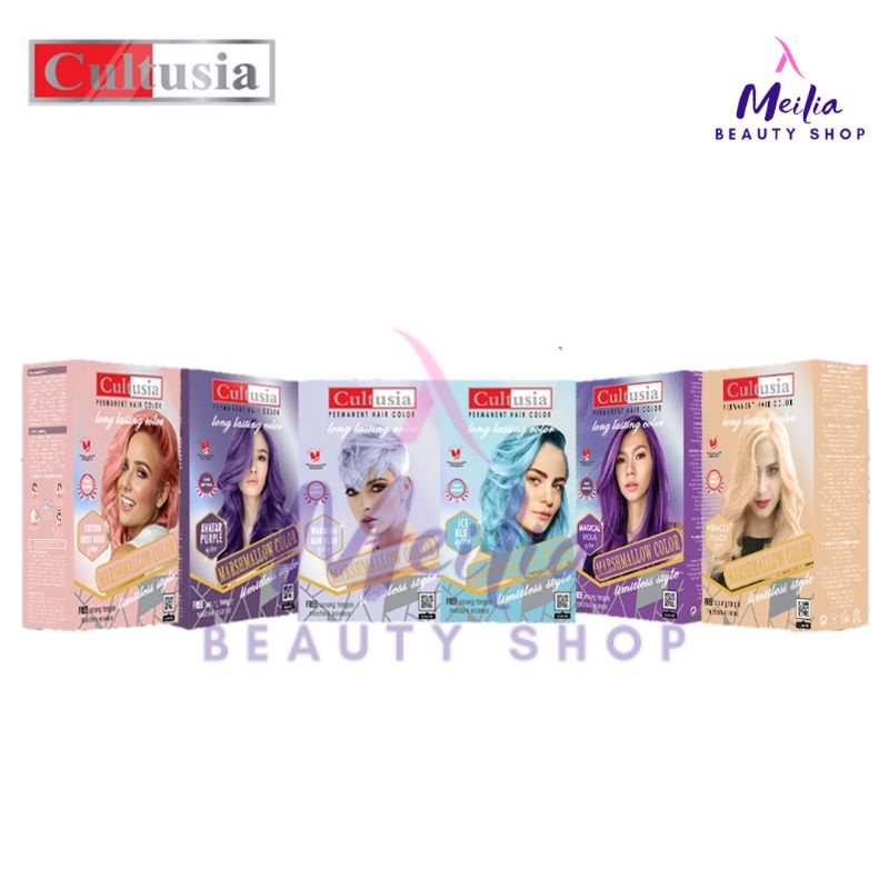 CULTUSIA Marshmallow Color Permanent | Pewarna Rambut Cultusia
