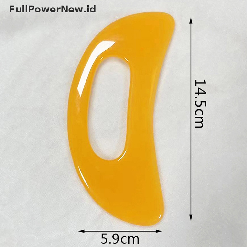 1pc Papan Guasha Bahan Resin Sintetis Untuk Pijat