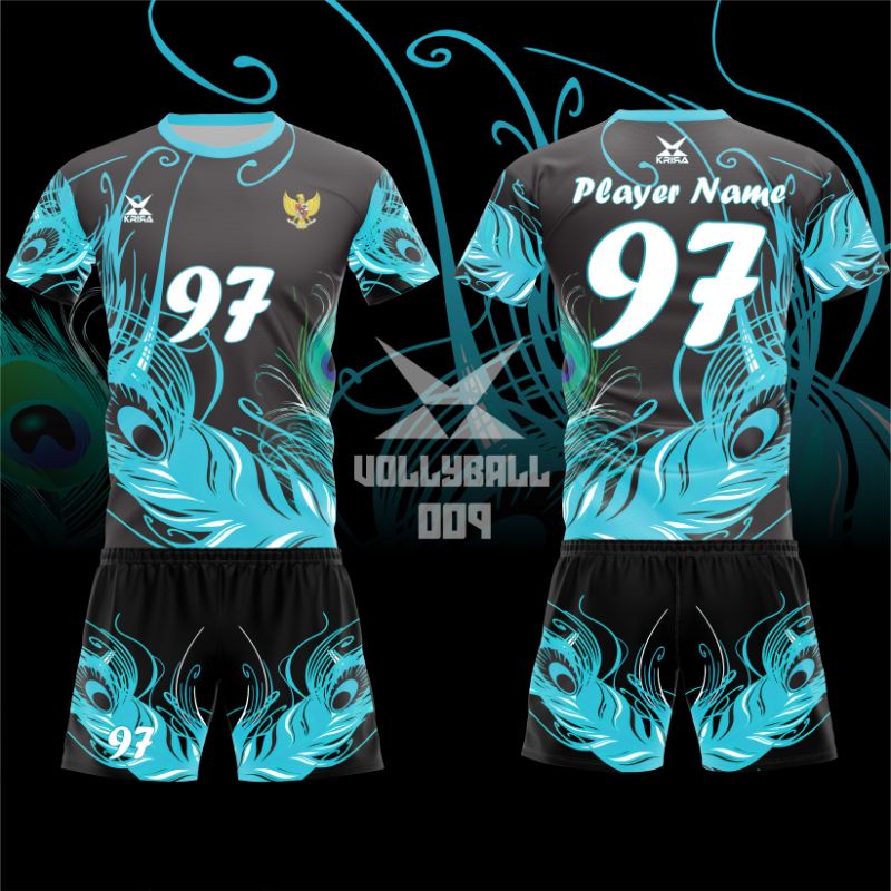 BAJU KAOS JERSEY VOLI KRIRA 009 SETELAN PROLIGA FULL PRINTING PRIA WANITA SINGLET ANAK JUMBO MURAH