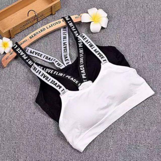 Sport Bra Gym Fitness Senam Zumba Jogging Yoga Pakaian Dalam (B-04)